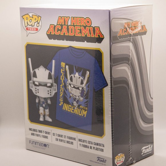 My Hero Academia Tenya Iida Funko Pop & Tee Box Gamestop Exclusive NEW - Picture 7 of 9